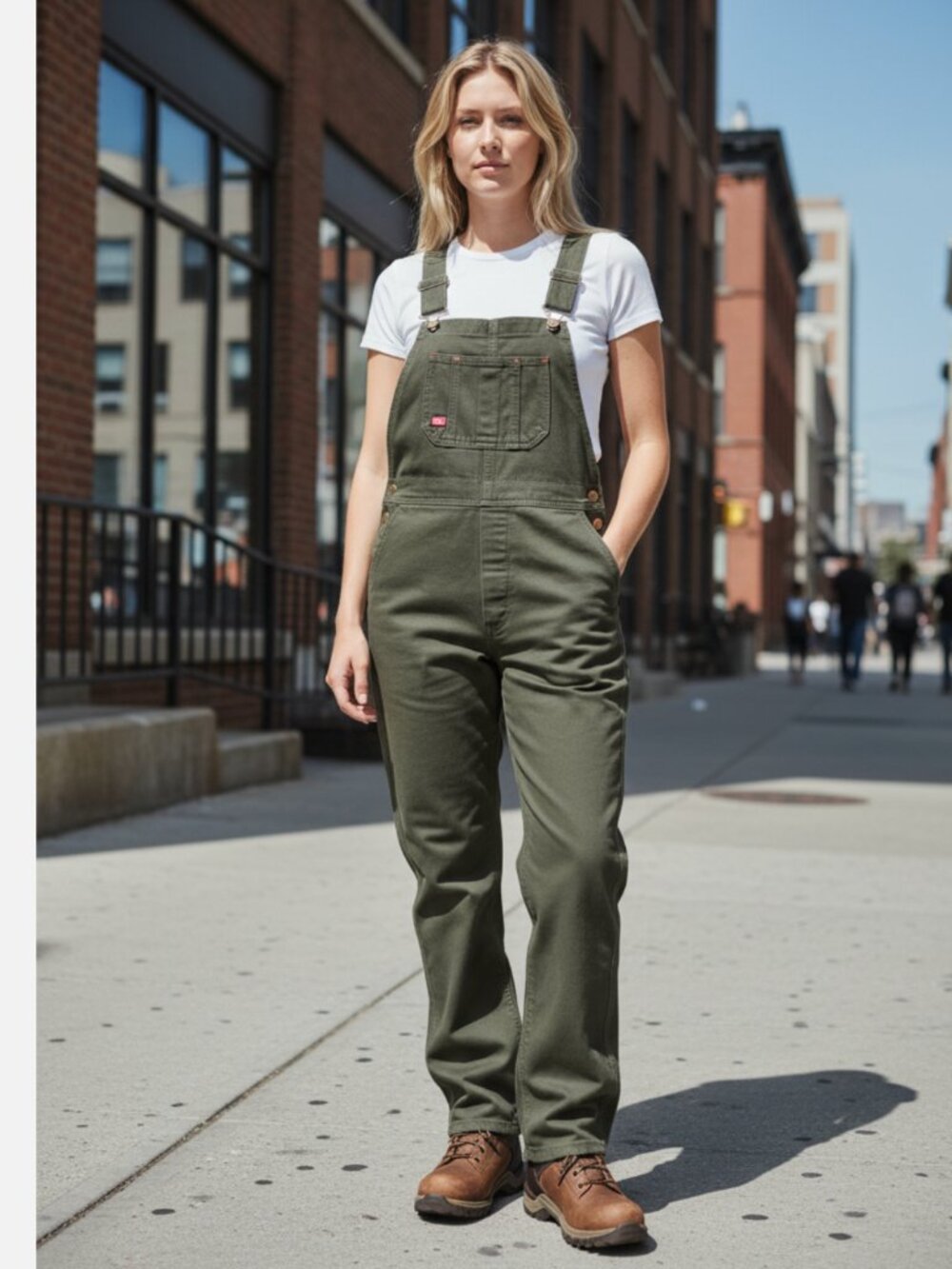 NWT Overalls  Dickies  Relaxed Fit Bib Overalls, FB206   Rinsed Moss Green 2XL